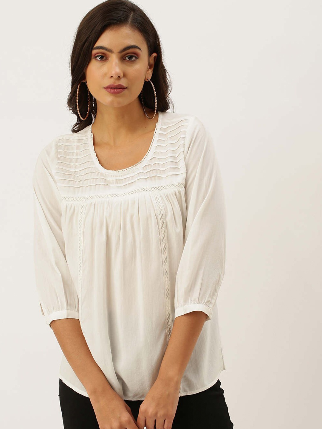 

ZOLA White Modal Tunic