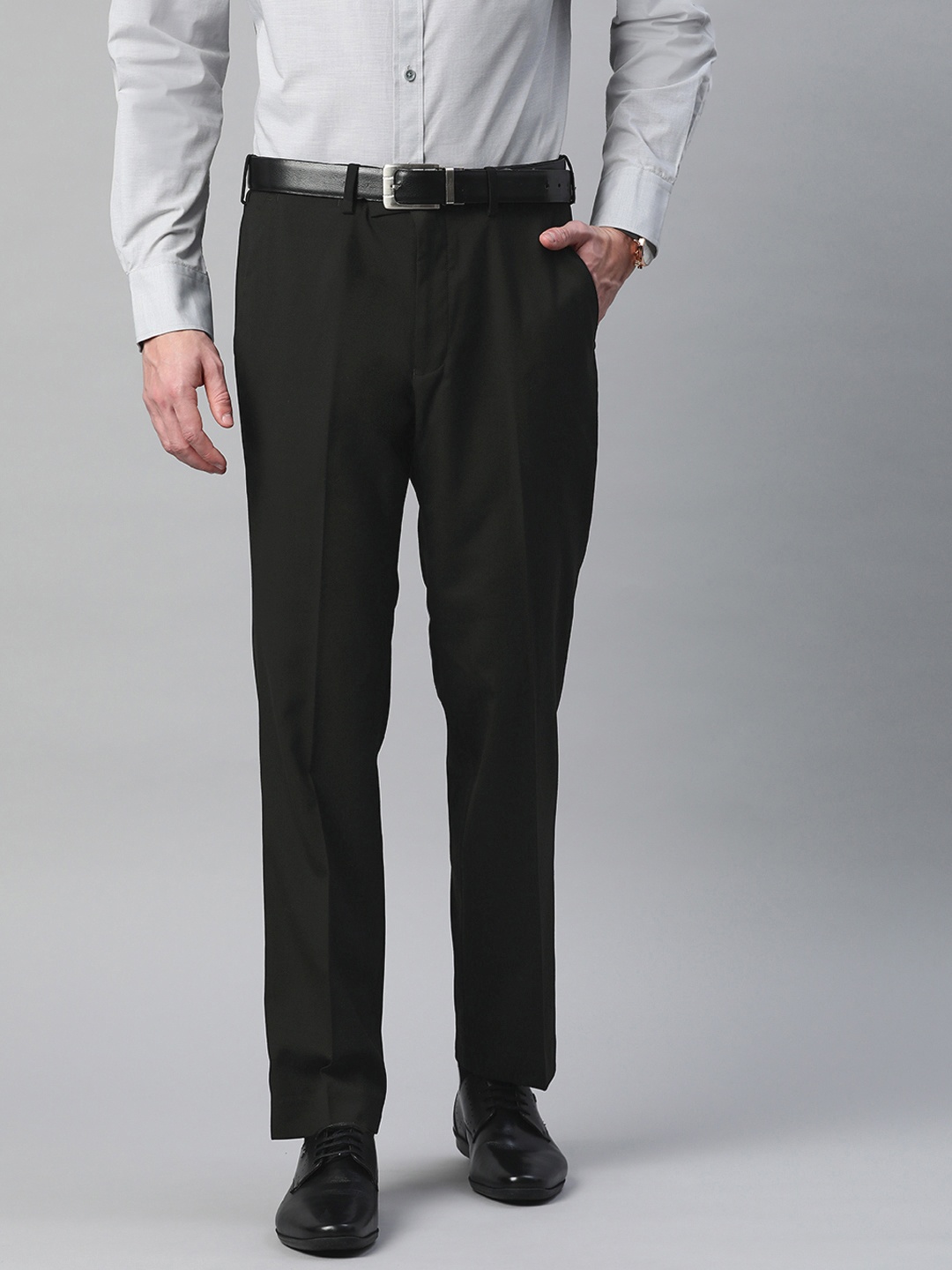 

Marks & Spencer Men Formal Trousers, Black