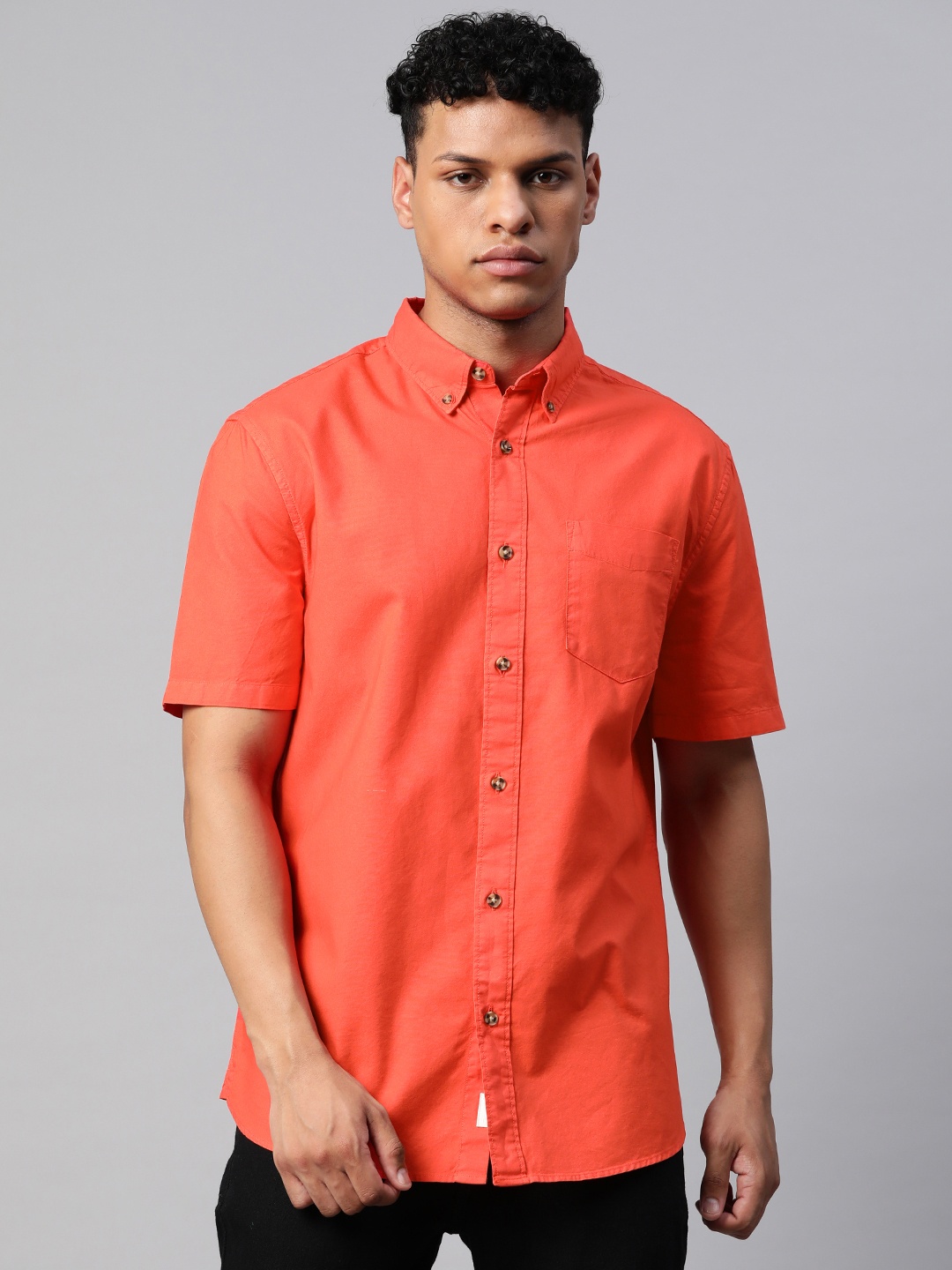 

Marks & Spencer Pure Cotton Casual Shirt, Red