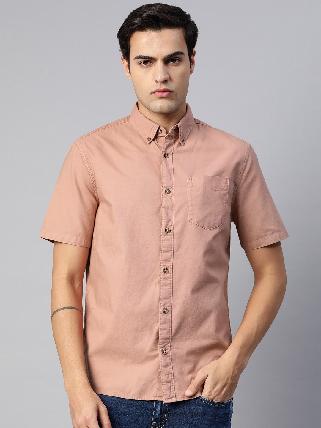 

Marks & Spencer Pure Cotton Casual Shirt, Rose
