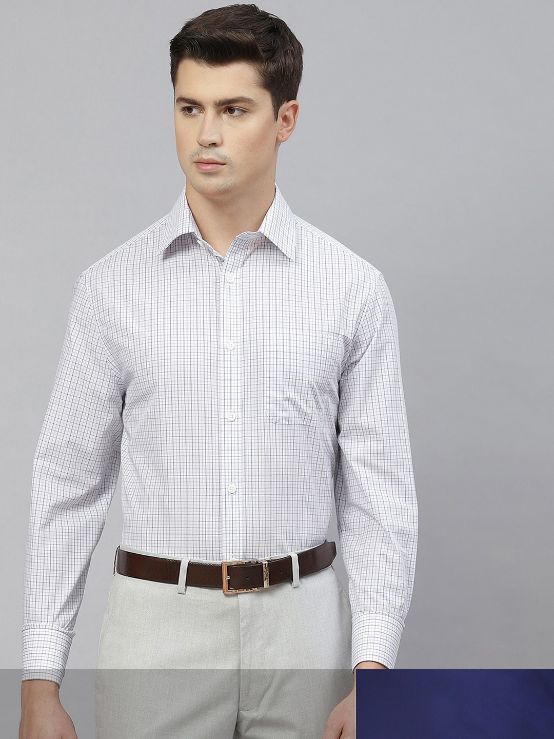 

Marks & Spencer Men Pack of 2 Solid Formal Shirt, White