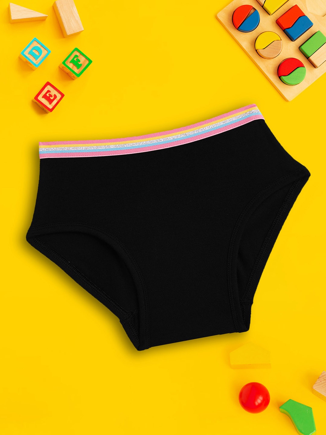 

XY Life Girls Black Intellisoft Tencel Modal Hipster Brief