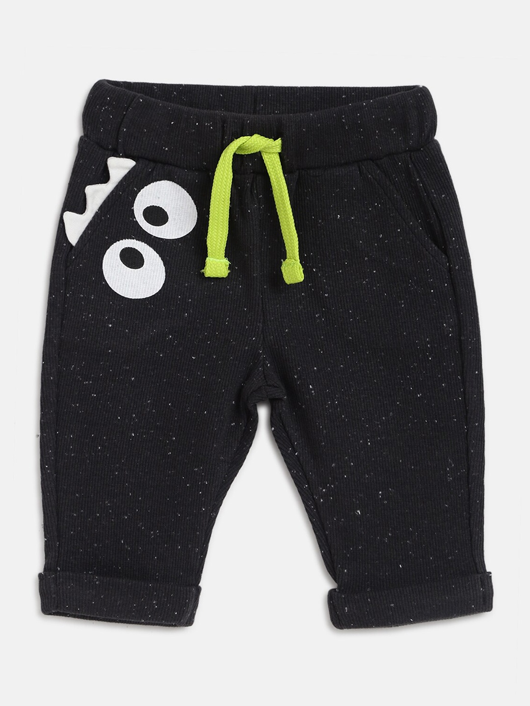 

Chicco Boys Black Solid Regular Shorts