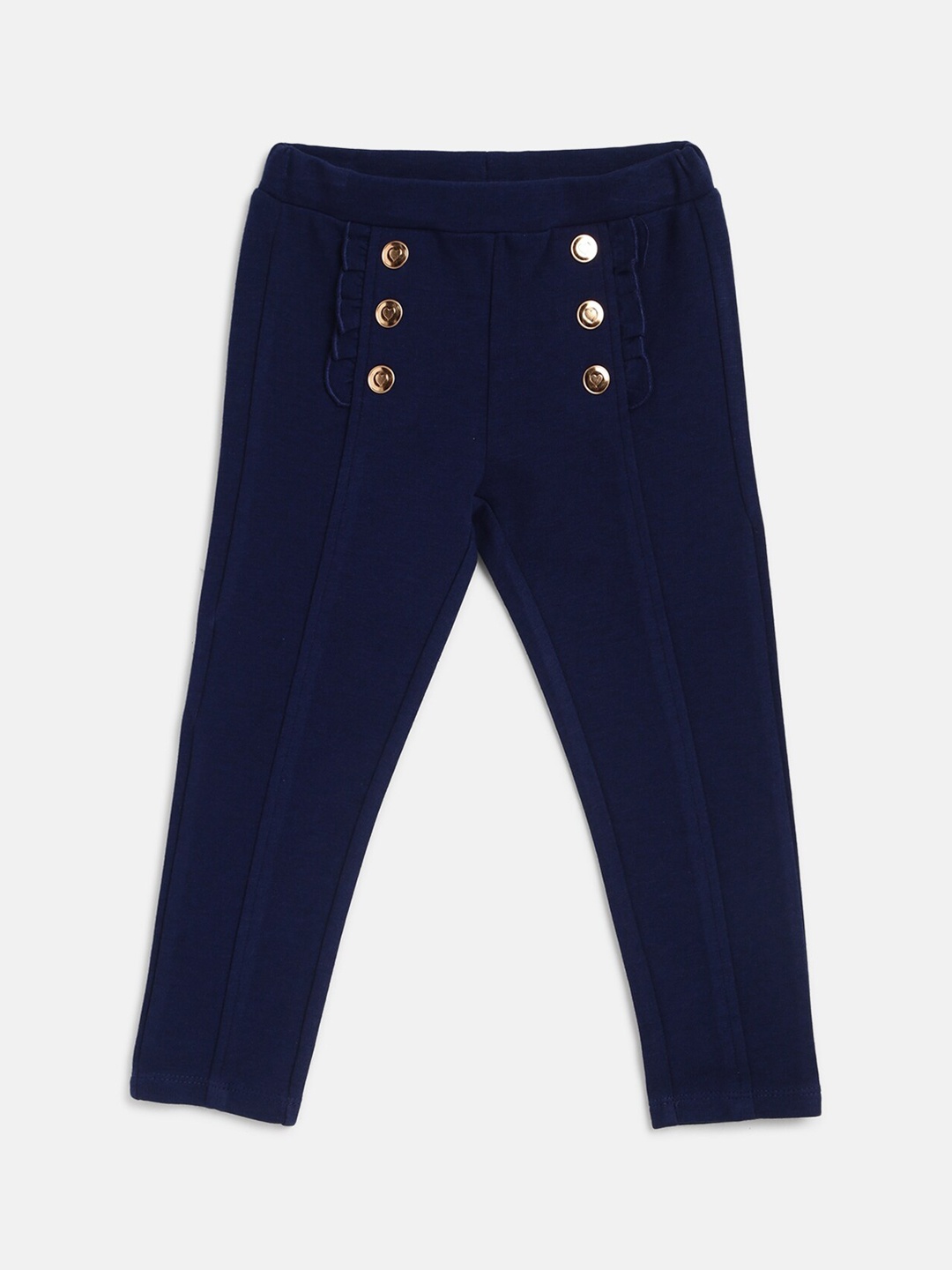 Chicco Girls Navy Blue Relaxed Trousers
