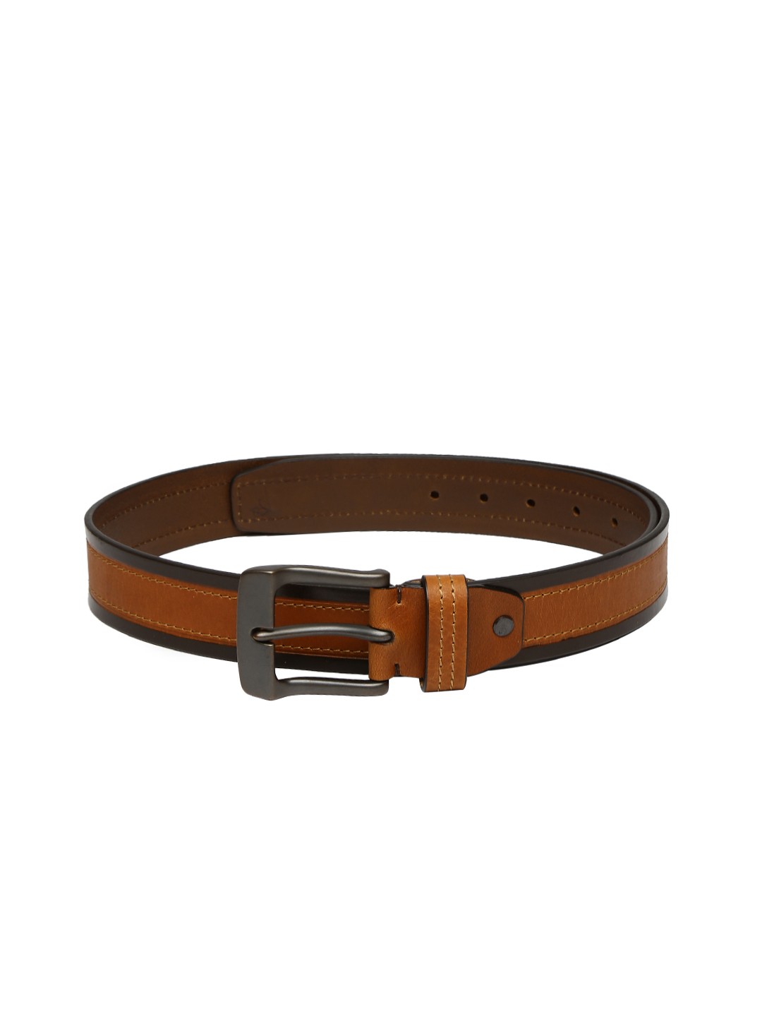 

U.S. Polo Assn. Men Brown Solid Leather Belt