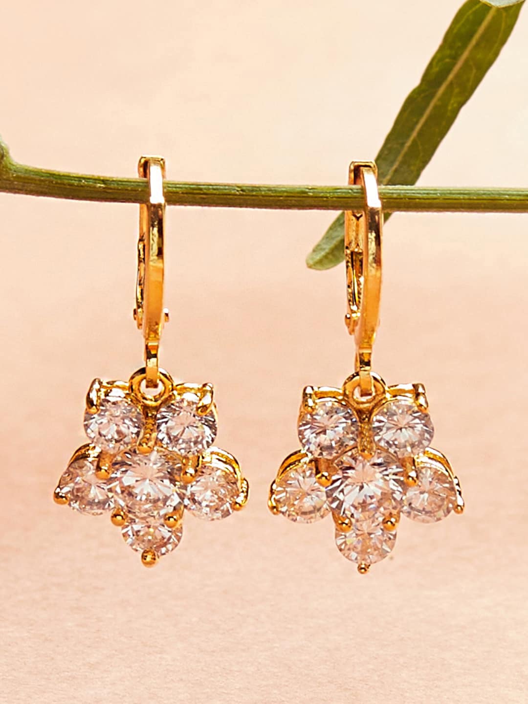 

Voylla Gold-Toned Contemporary Earrings