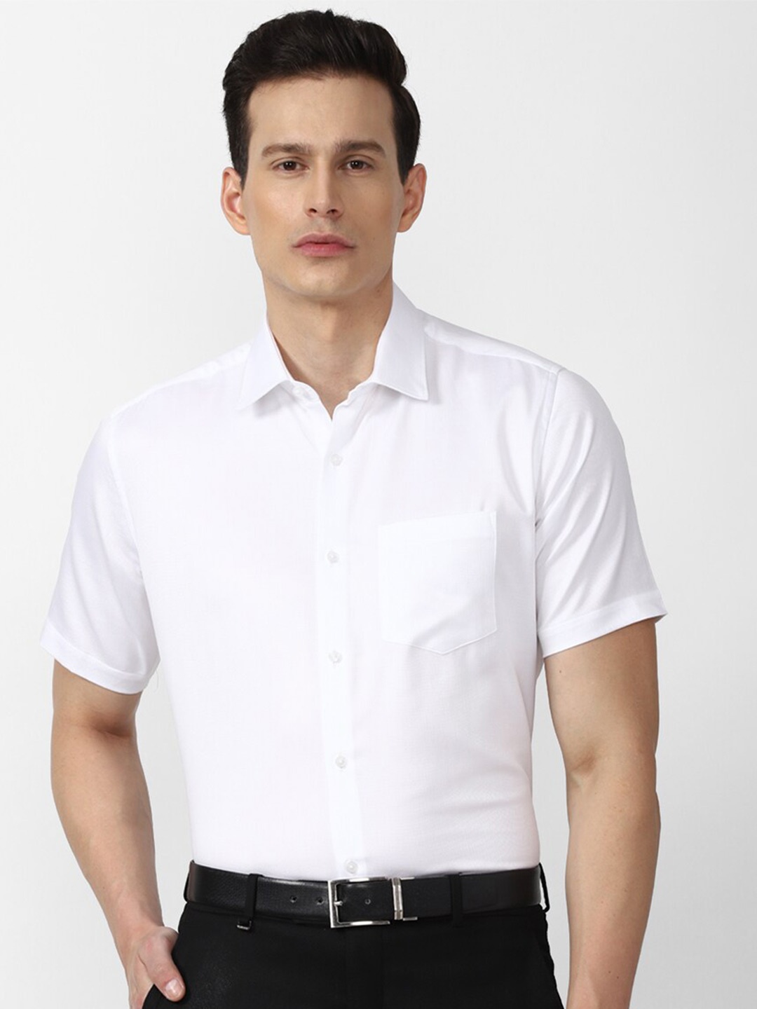 

Van Heusen Men White Formal Shirt