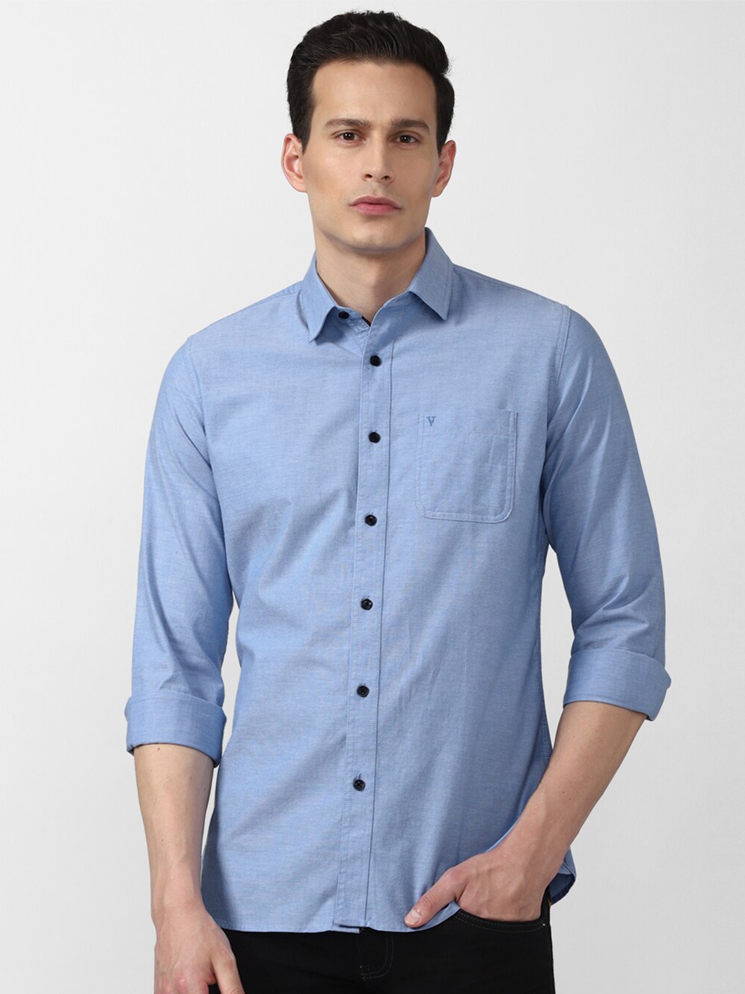 

Van Heusen Sport Men Blue Slim Fit Casual Shirt