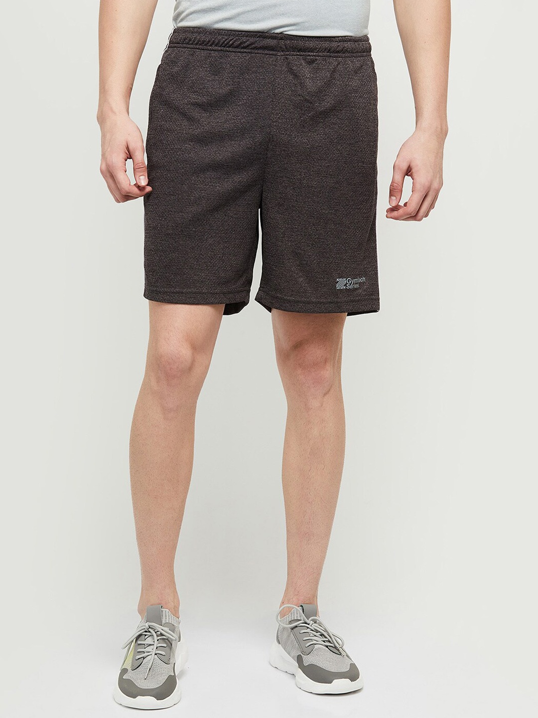 

max Men Charcoal Sports Shorts