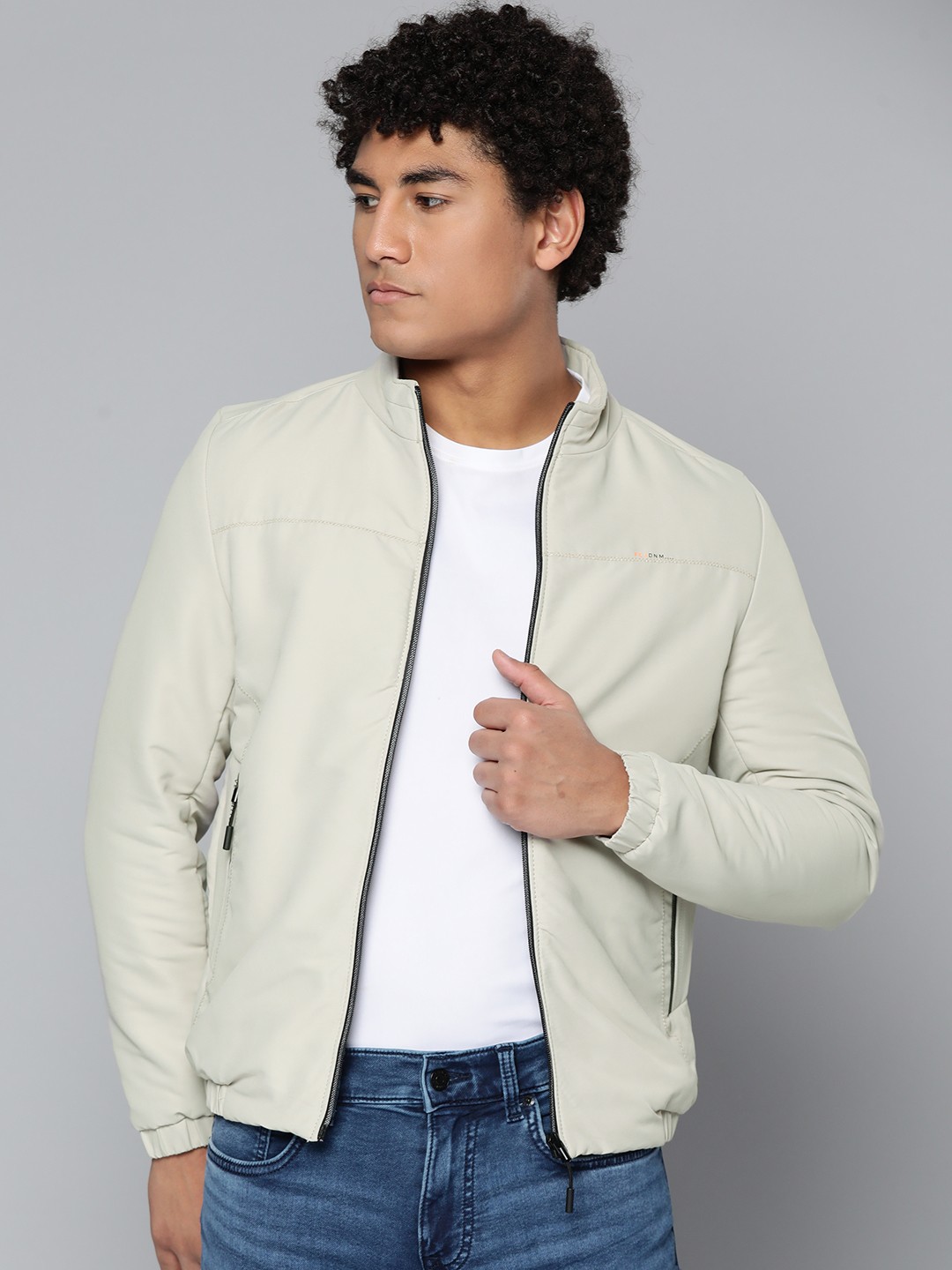 

Fort Collins Men Beige Lightweight Tailored Jacket