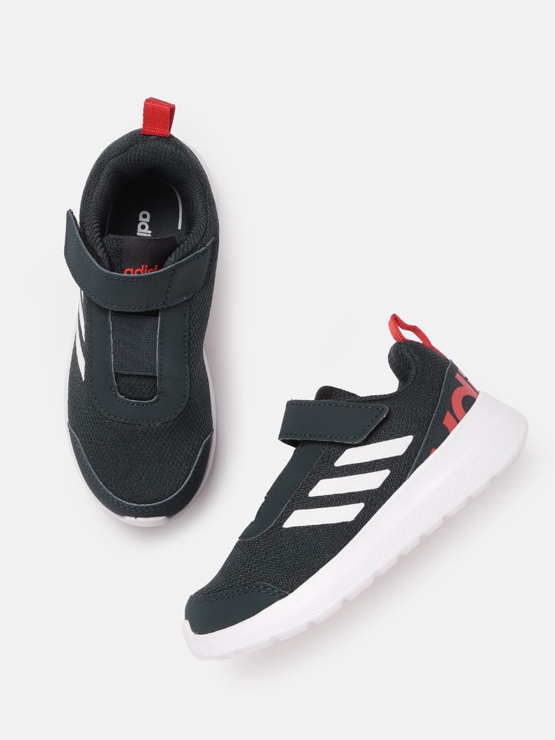 

ADIDAS Kids Charcoal Grey Woven Design Adi Icon 1.0 K Sneakers