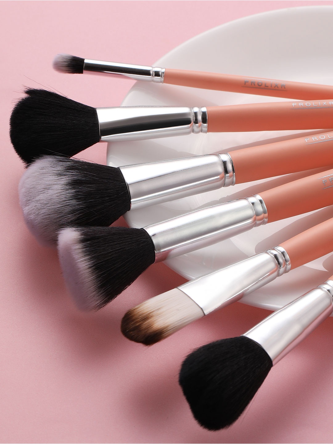 

PROLIXR Professional Face Makeup Brush Set For Face Makeup - 6 pieces, Pink