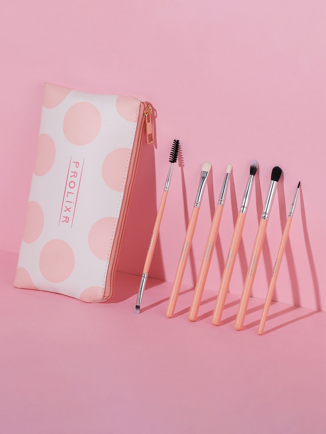 

PROLIXR Professional Eye Makeup Brush Set For Eye Makeup - 6 pieces, Pink