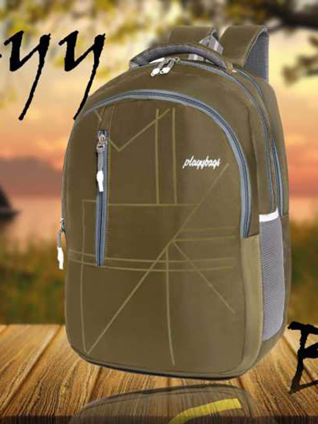 

PLAYYBAGS Unisex Green Laptop Backpack