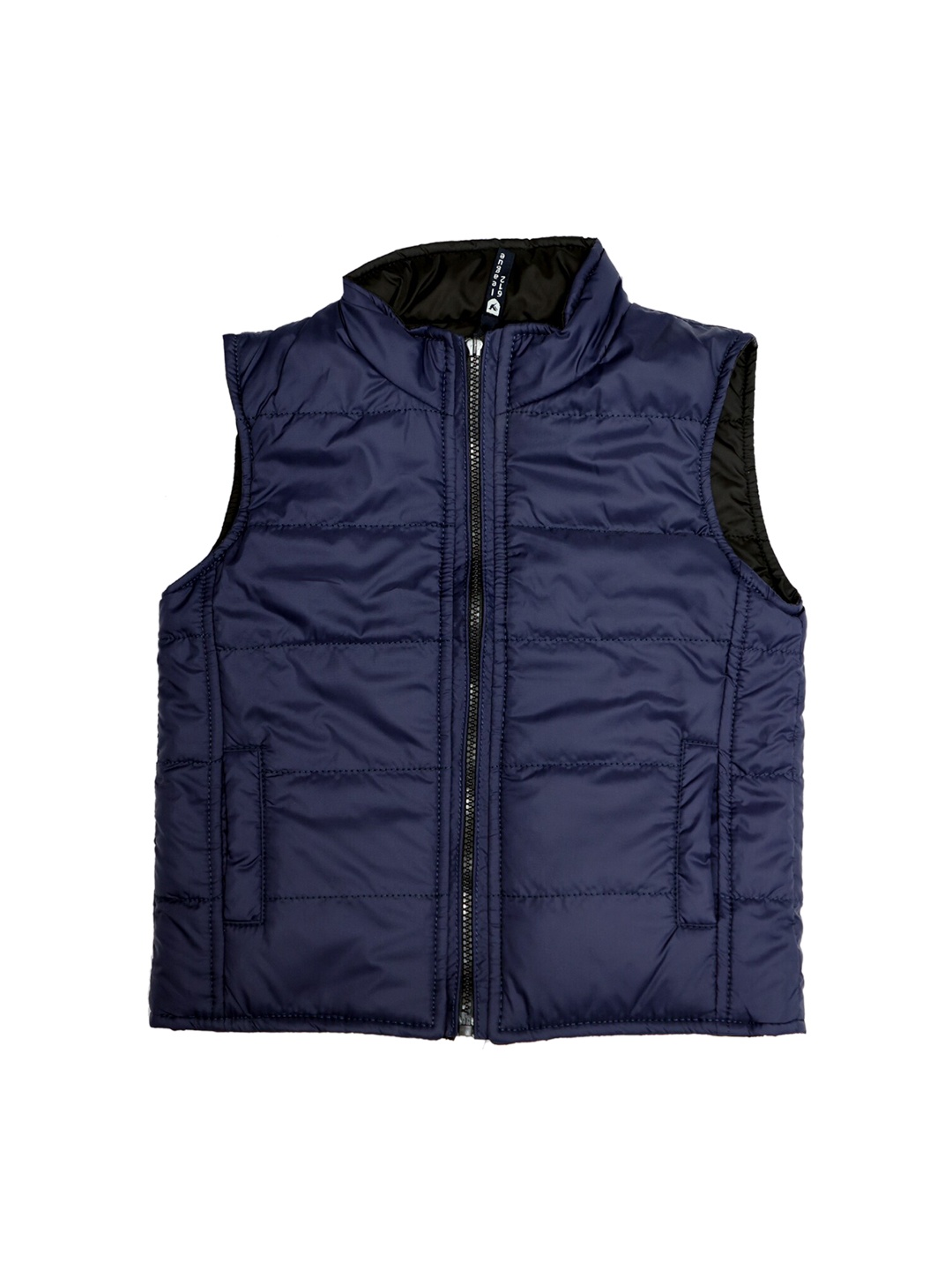 

612League Boys Blue Longline Padded Jacket