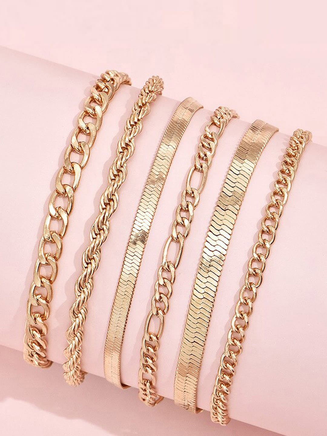 

Jewels Galaxy Women Gold-Plated Wraparound Bracelet