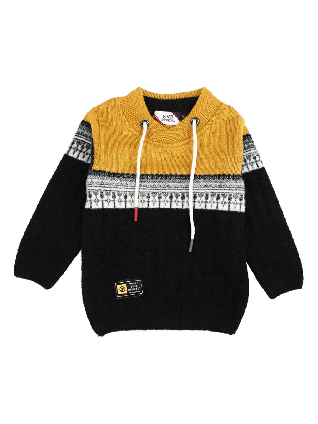

V-Mart Boys Yellow Printed Sweatshirt