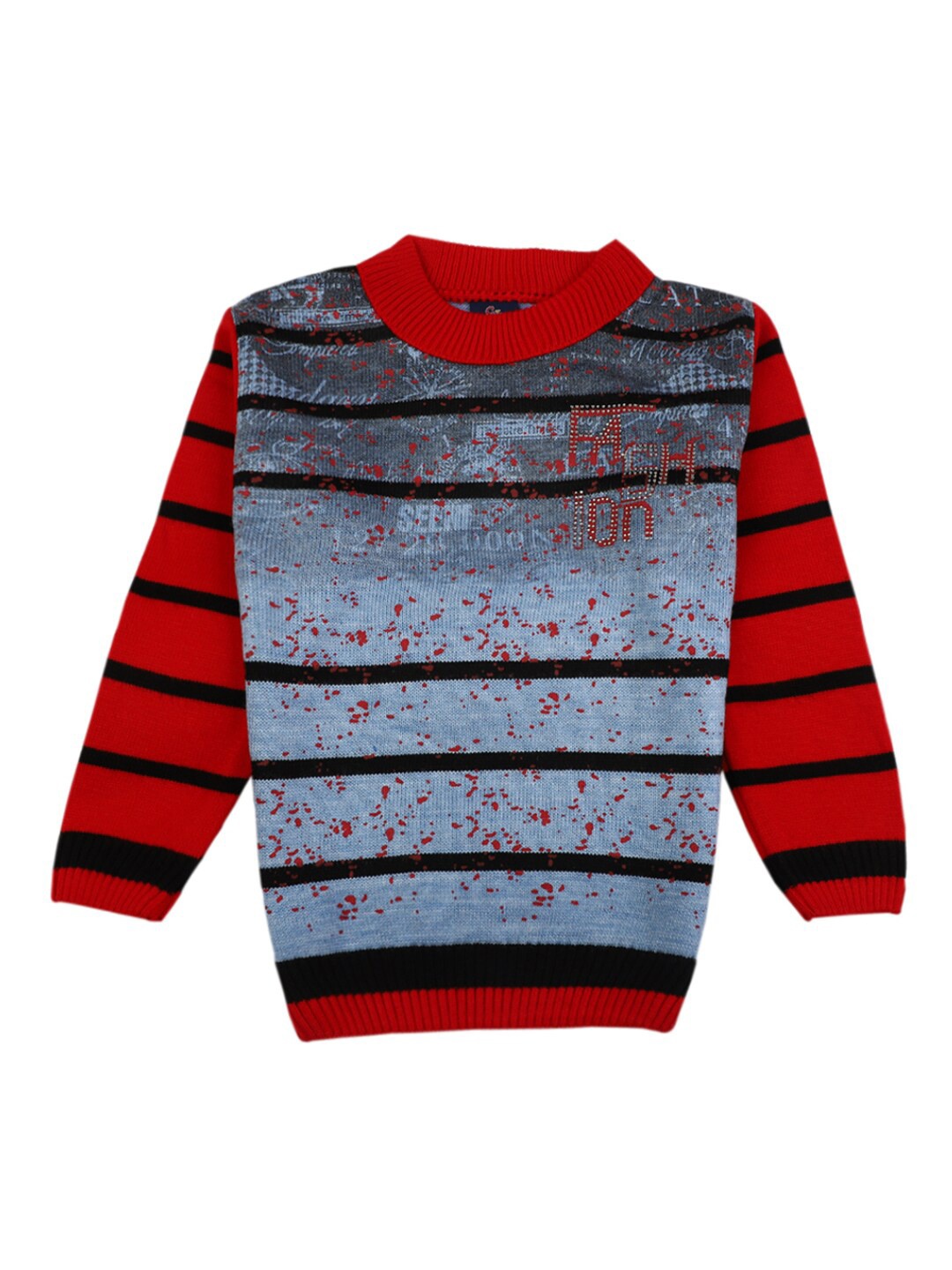 

V-Mart Boys Red Printed Sweatshirt