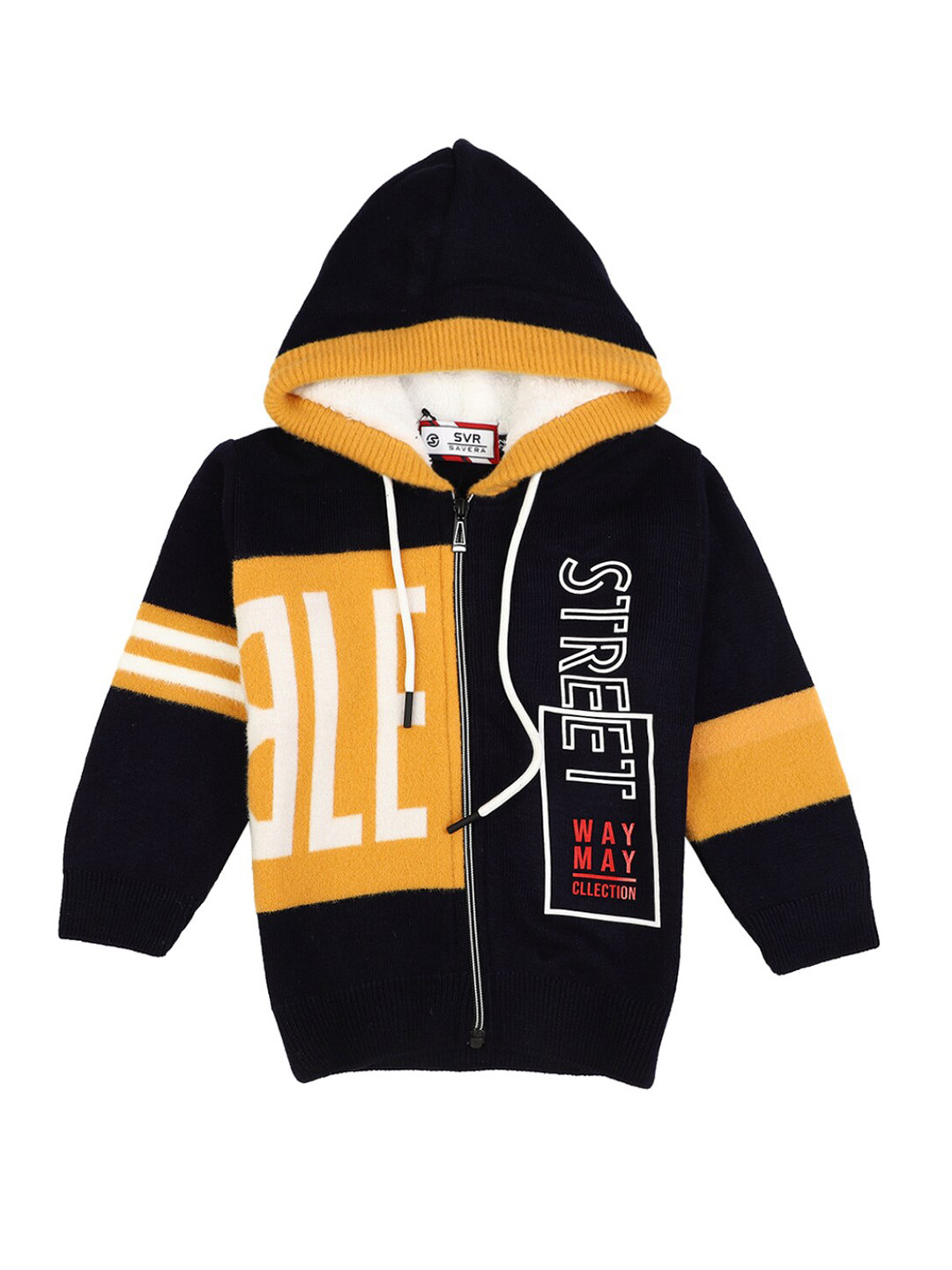 

V-Mart Boys Black Printed Sweatshirt