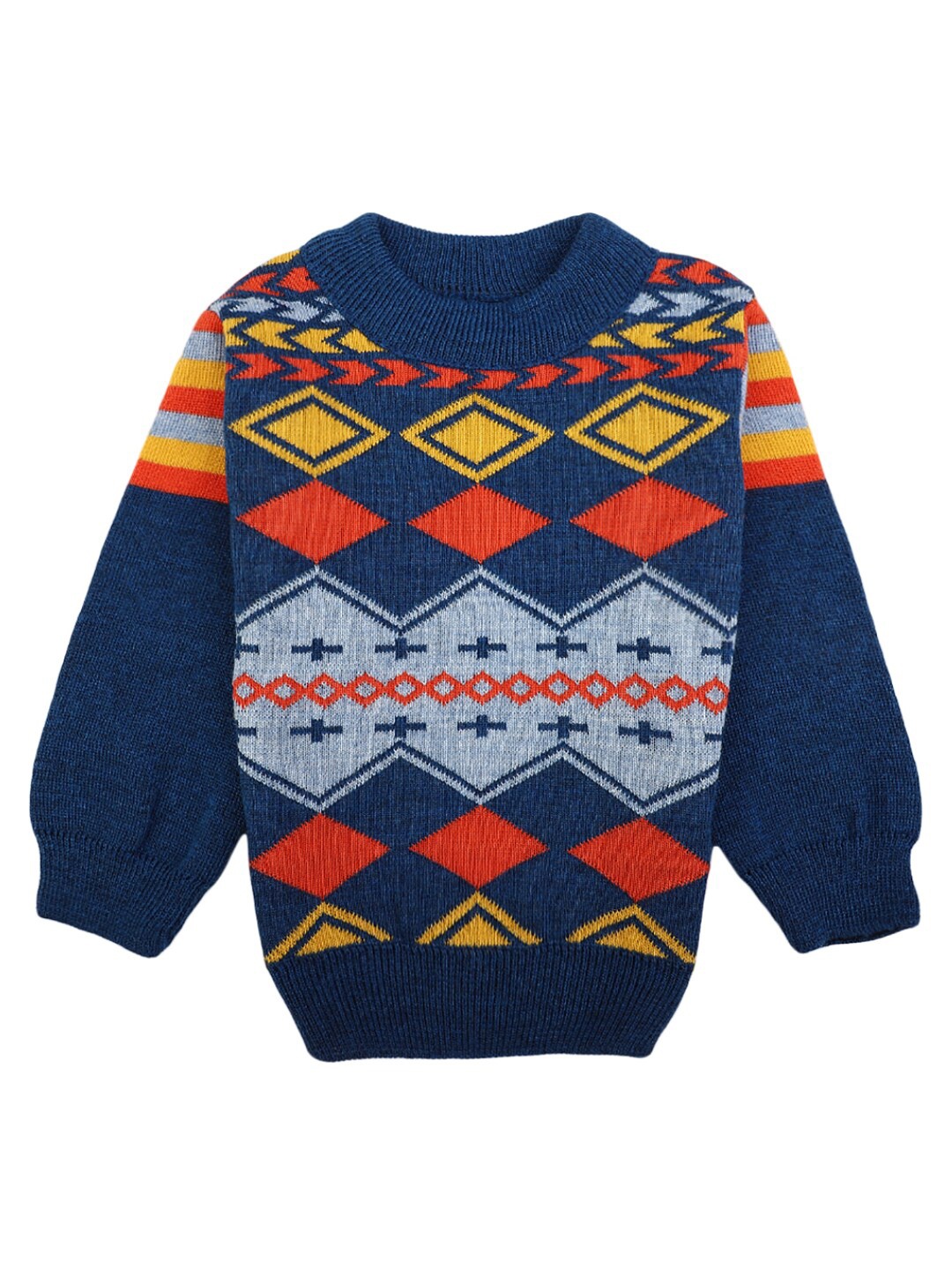 

V-Mart Boys Blue Printed Sweatshirt