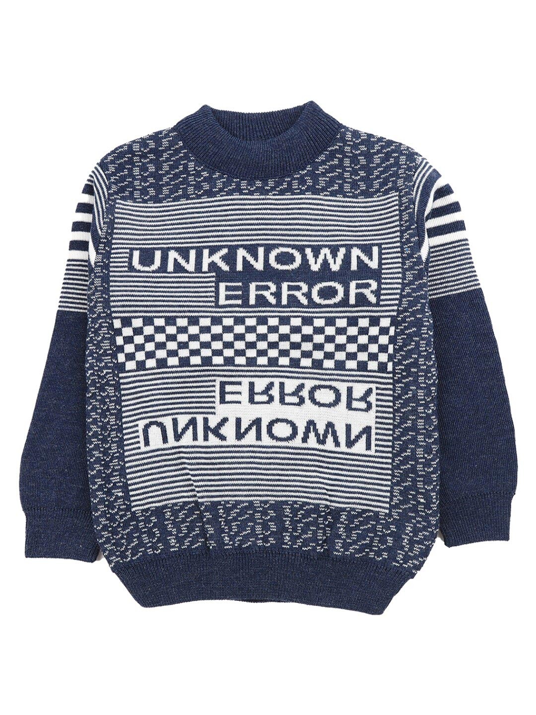 

V-Mart Boys Navy Blue Printed Sweatshirt