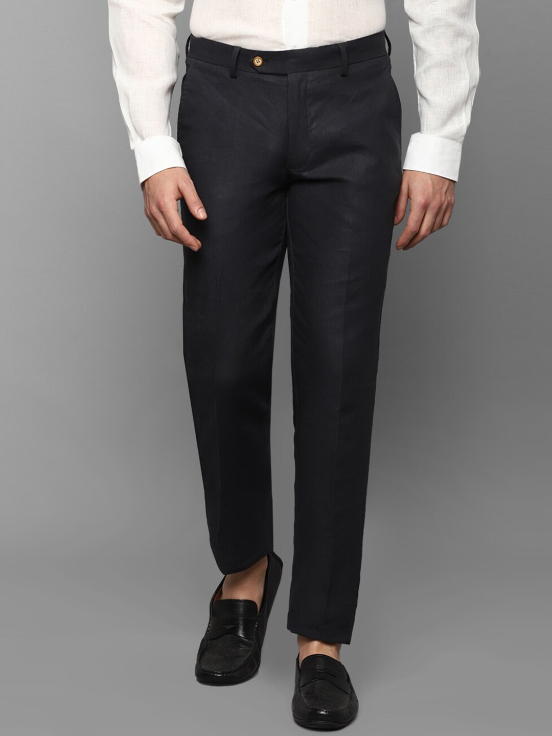 

Luxure by Louis Philippe Men Black Slim Fit Trousers