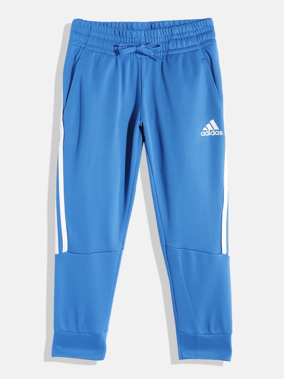 

ADIDAS Boys Blue Solid B 3S Adi PNT Shock Blue 104 Joggers