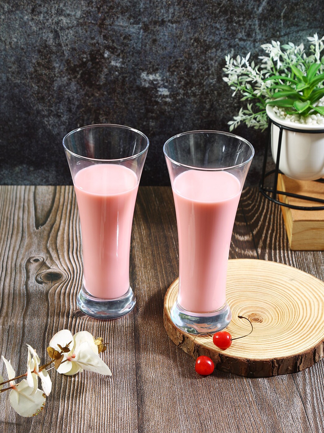 

Sanjeev Kapoor Adults Transparent Solid Set Of 2 Glass 350 ml capacity