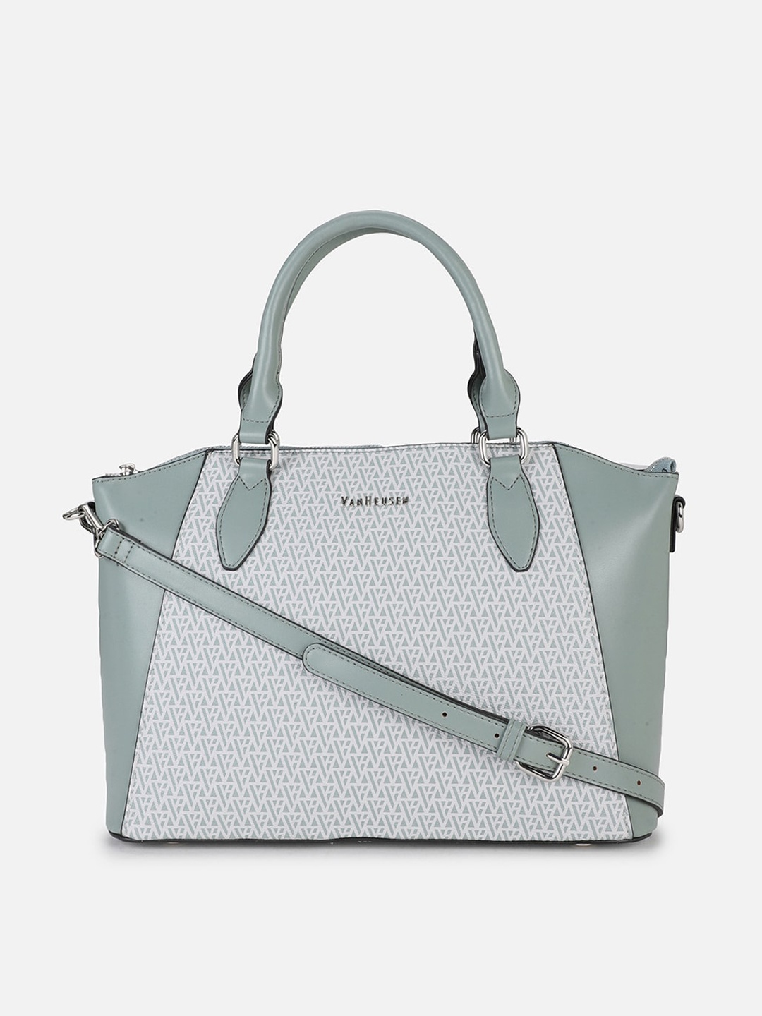 

Van Heusen Woman Grey PU Oversized Swagger Handheld Bag