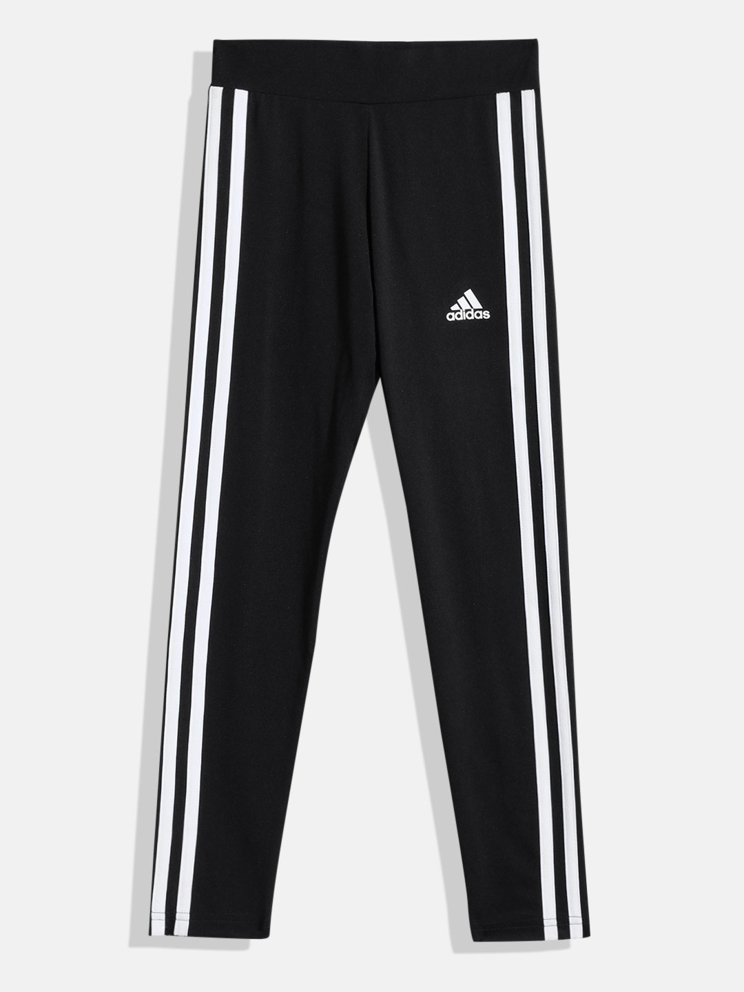 

ADIDAS Girls 3-Striped Slim-Fit Track Pant, Black
