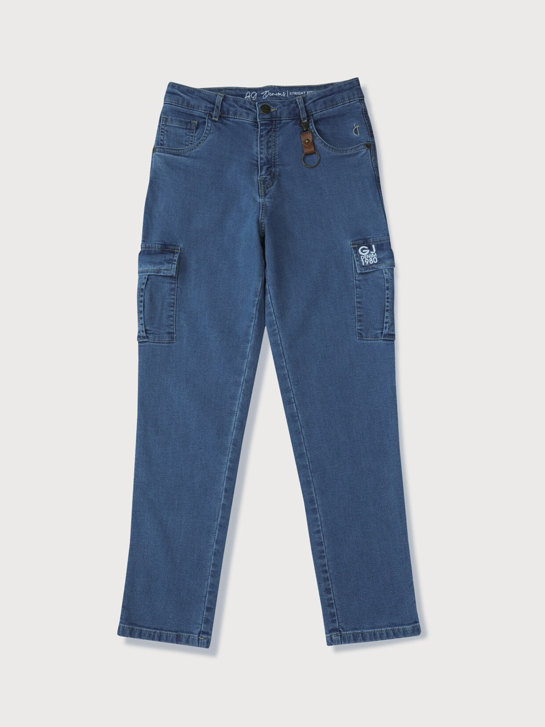 

Gini and Jony Boys Blue Cotton Jeans