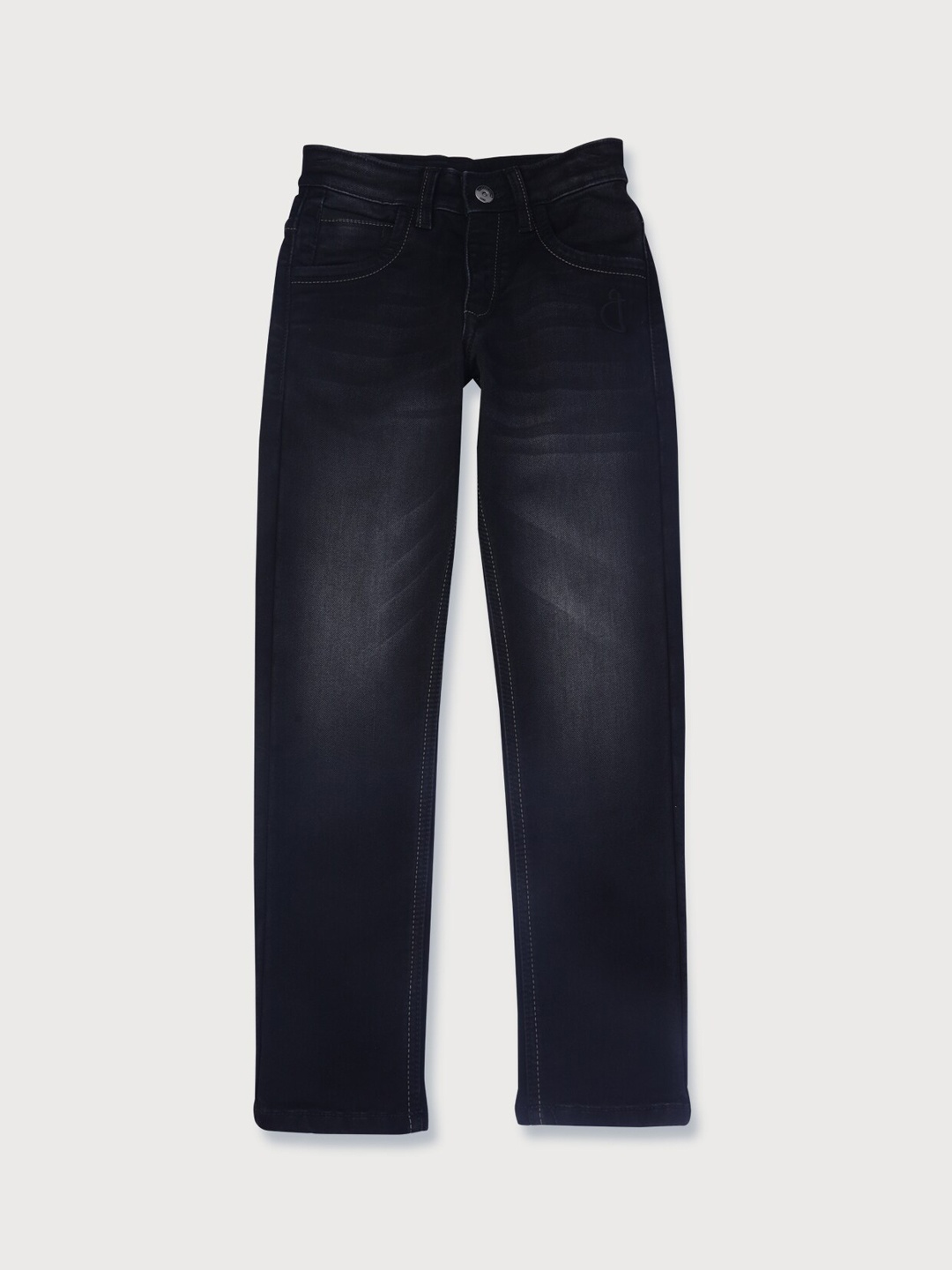 

Gini and Jony Boys Black Regular Fit Light Fade Jeans