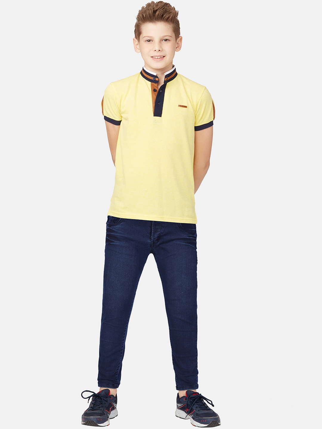 

Gini and Jony Boys Blue Low Distress Jeans