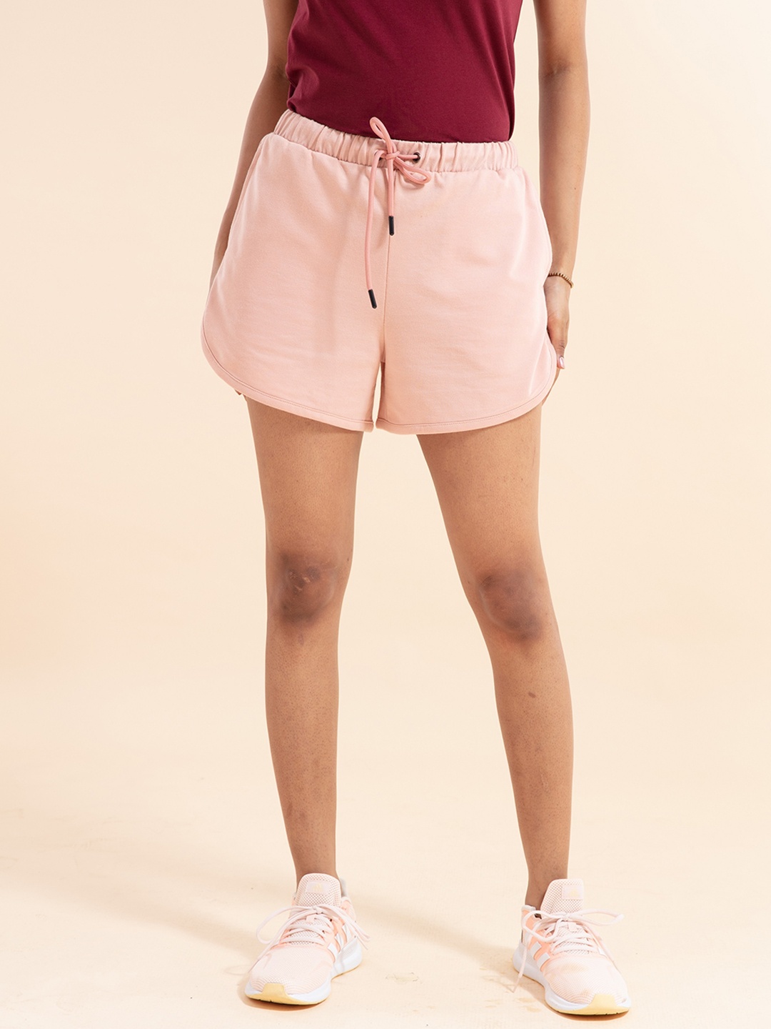 

Nykd All Day Chill- Pill Cotton Terry Shorts (NYK039), Pink
