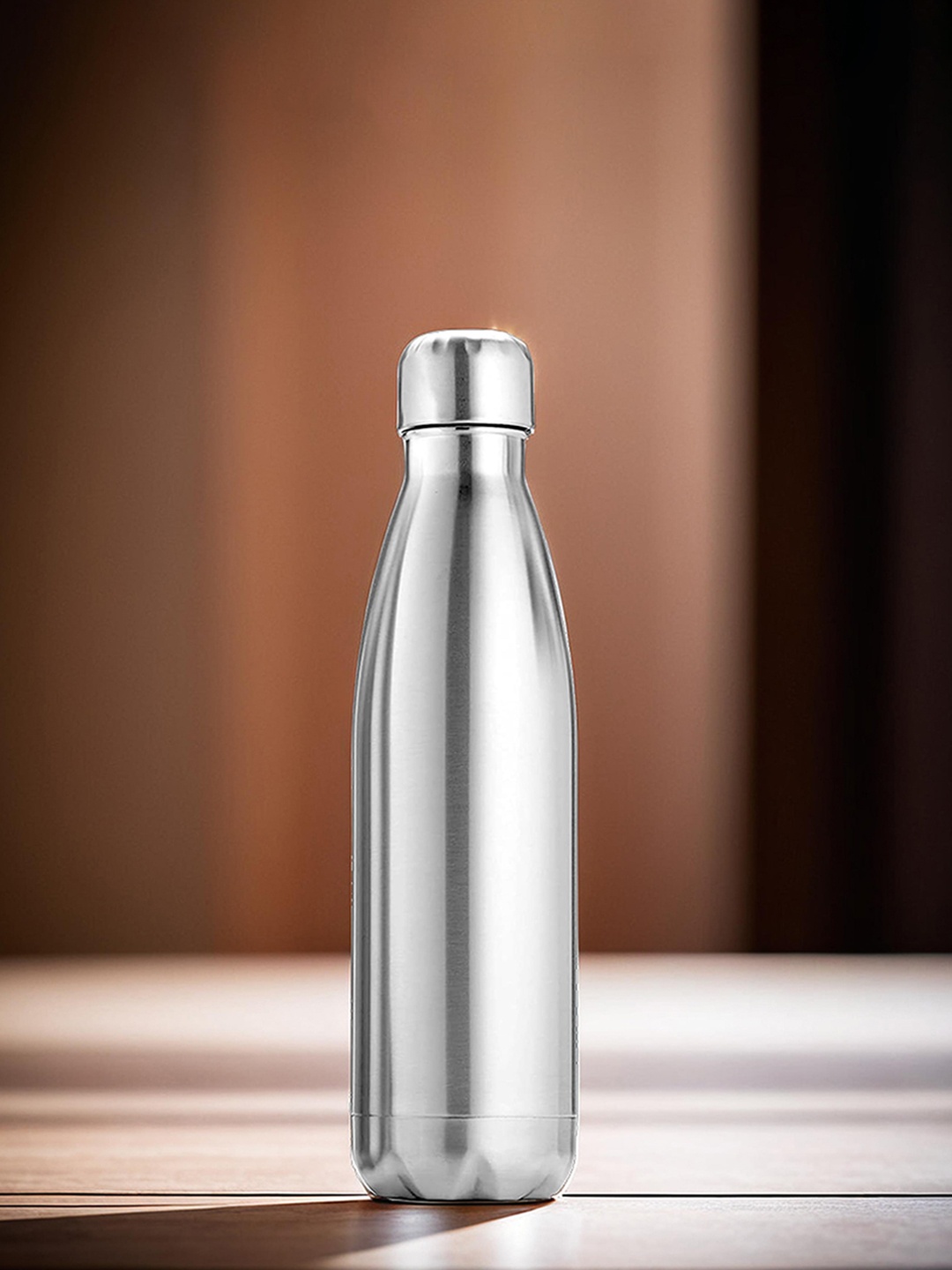 

Kuber Industries Silver-Toned Stainless Steel Insulated Water Bottle 750 ML