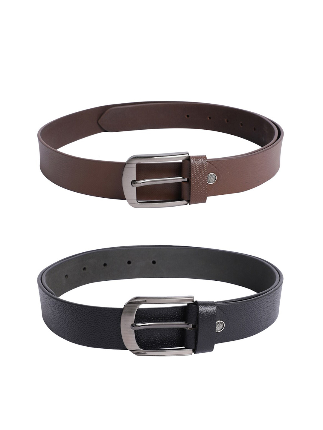 

The Mini NEEDLE Men Brown 2 Leather Formal Belt