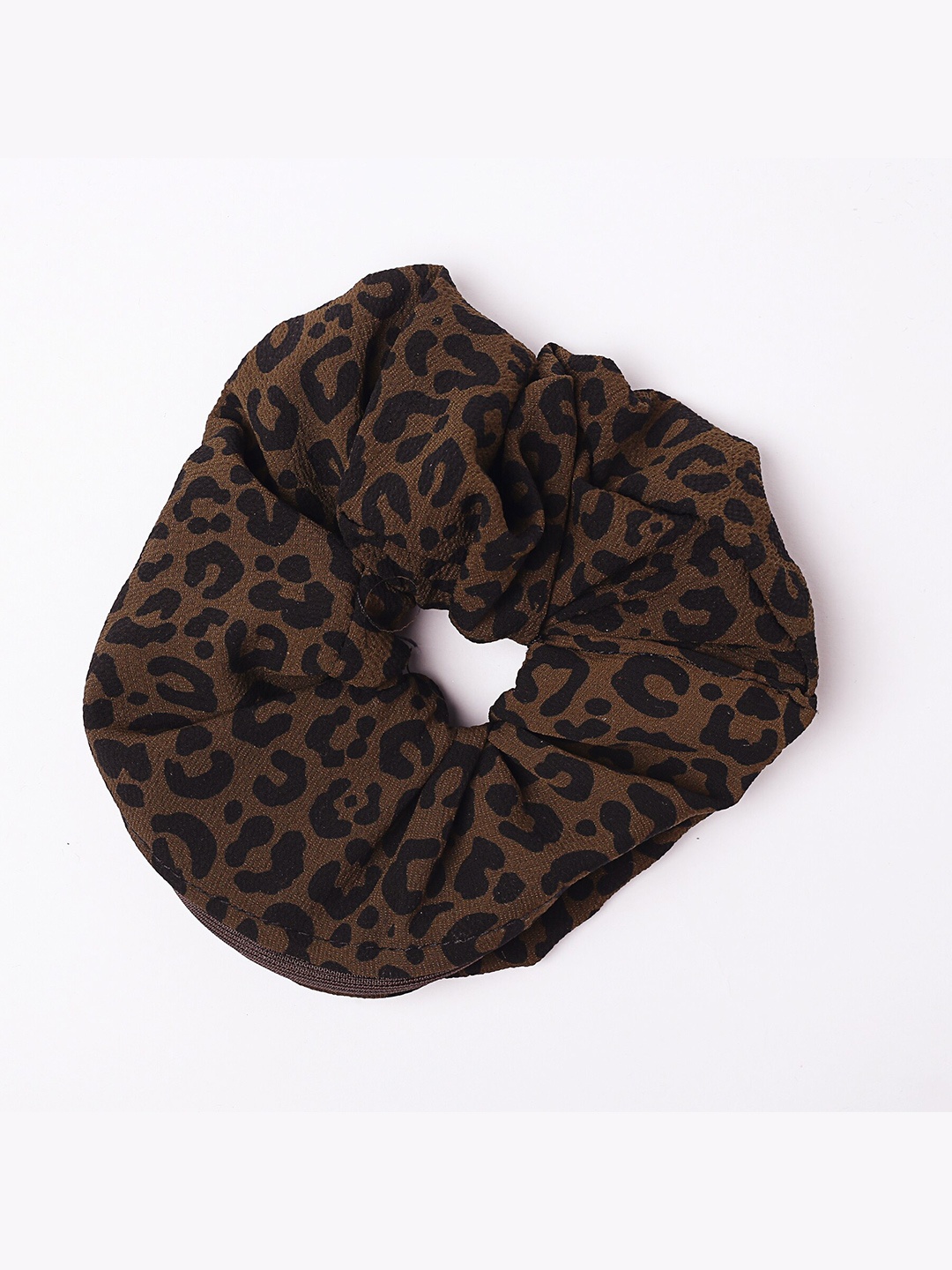 

Retrobelaa Women Brown Tiger Print Hairband with Pocket