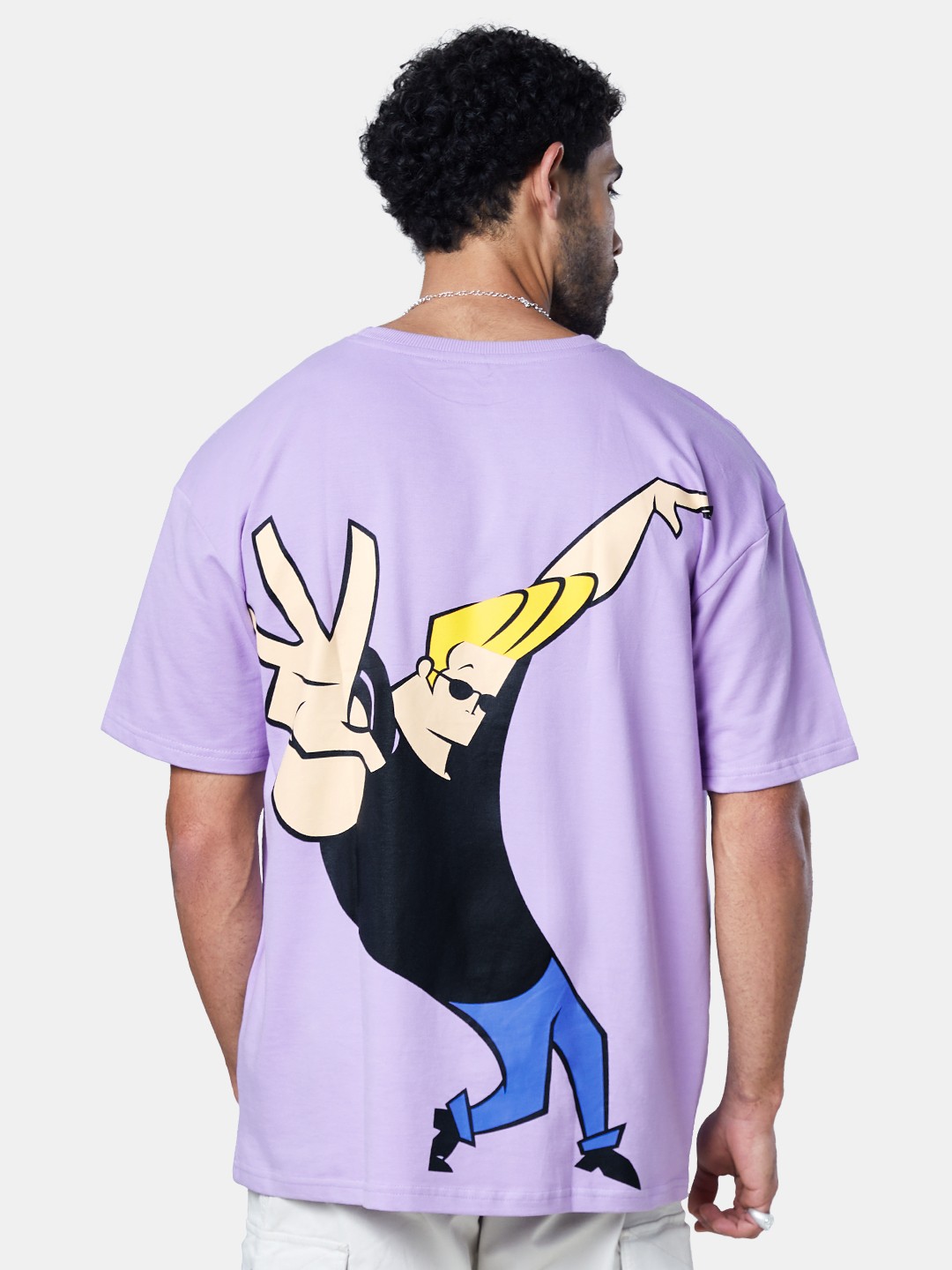 

The Souled Store Men Purple Typography Printed Oversized T-Shirt