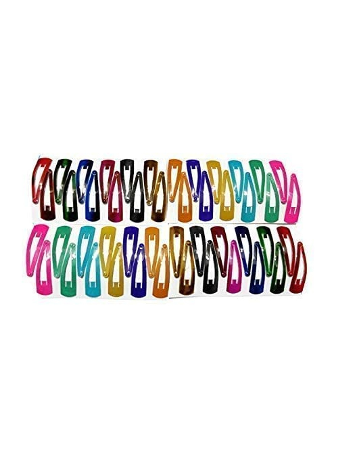 

AkashKrishna Women Multicoloured Pack of 48 Tic Tac Hair Clip, Multi