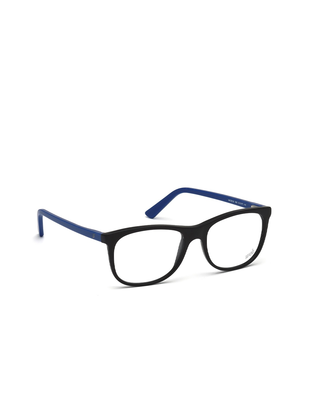 

WEB EYEWEAR Men Transparent & Blue Full Rim Square Frames WE5153 53 002