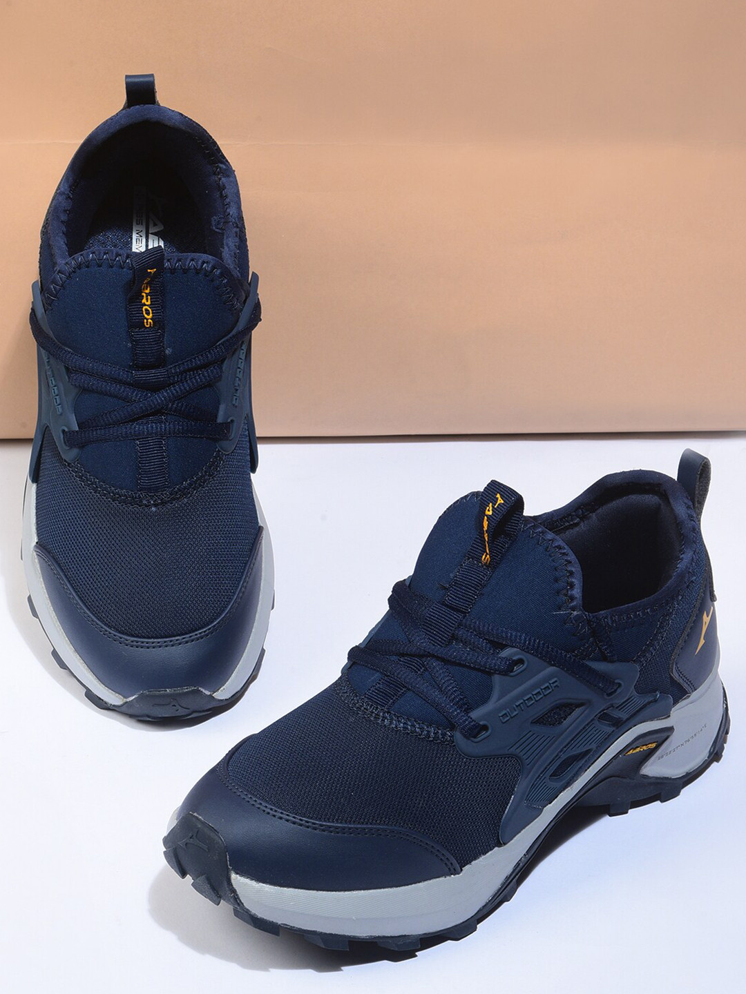 

ABROS Men Strider-N Running Sports Shoes, Navy blue