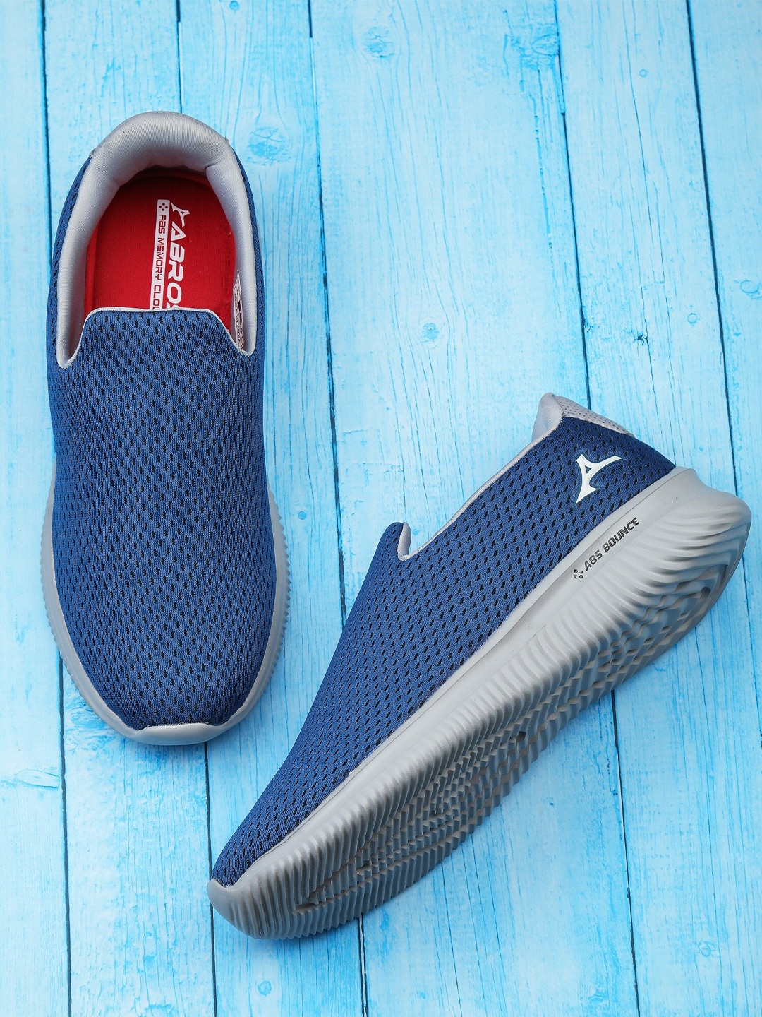 

ABROS Men Swinger Walking Sports Shoes, Blue