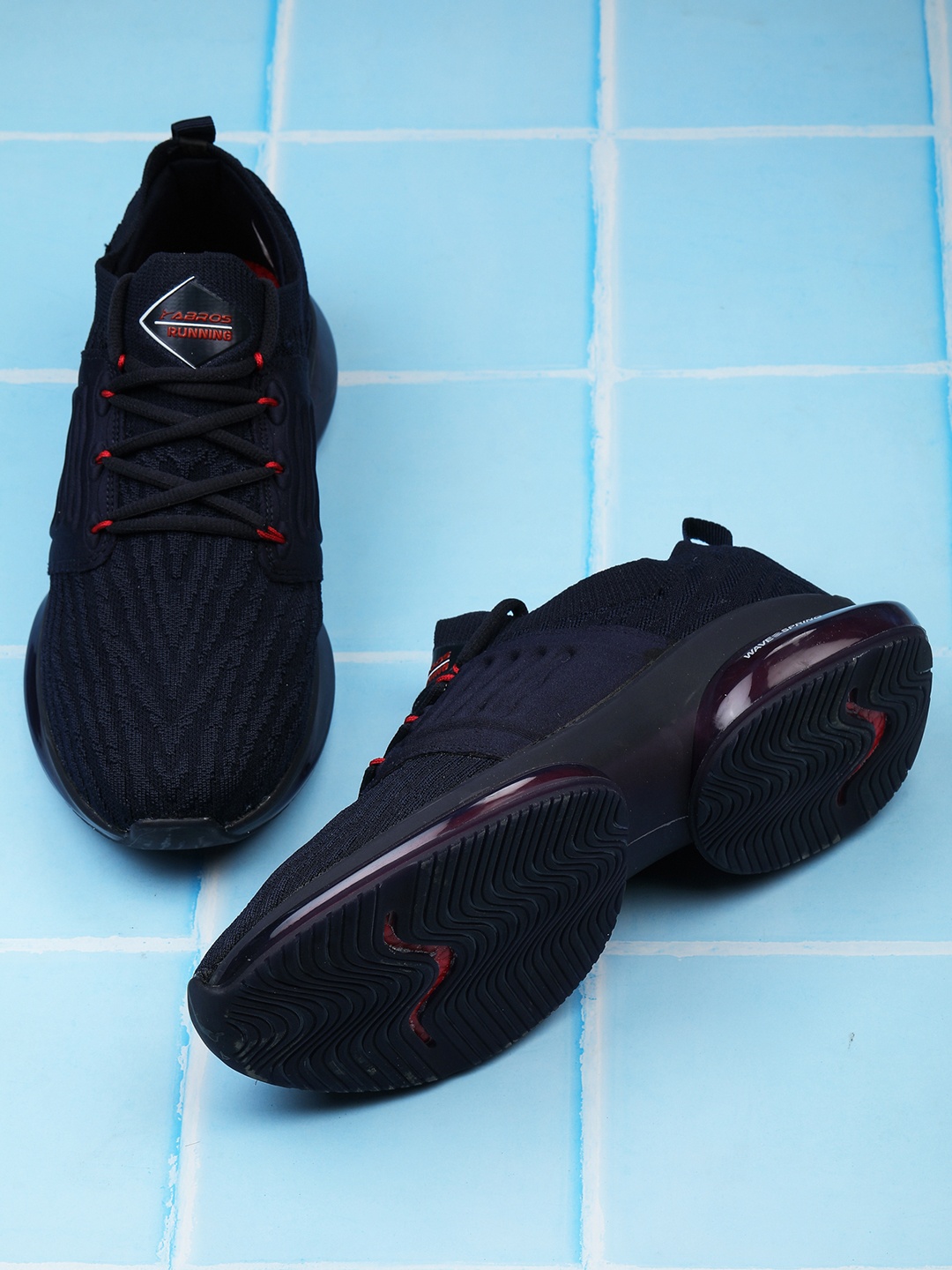 

ABROS Men Rockford Running Sports Shoes, Navy blue
