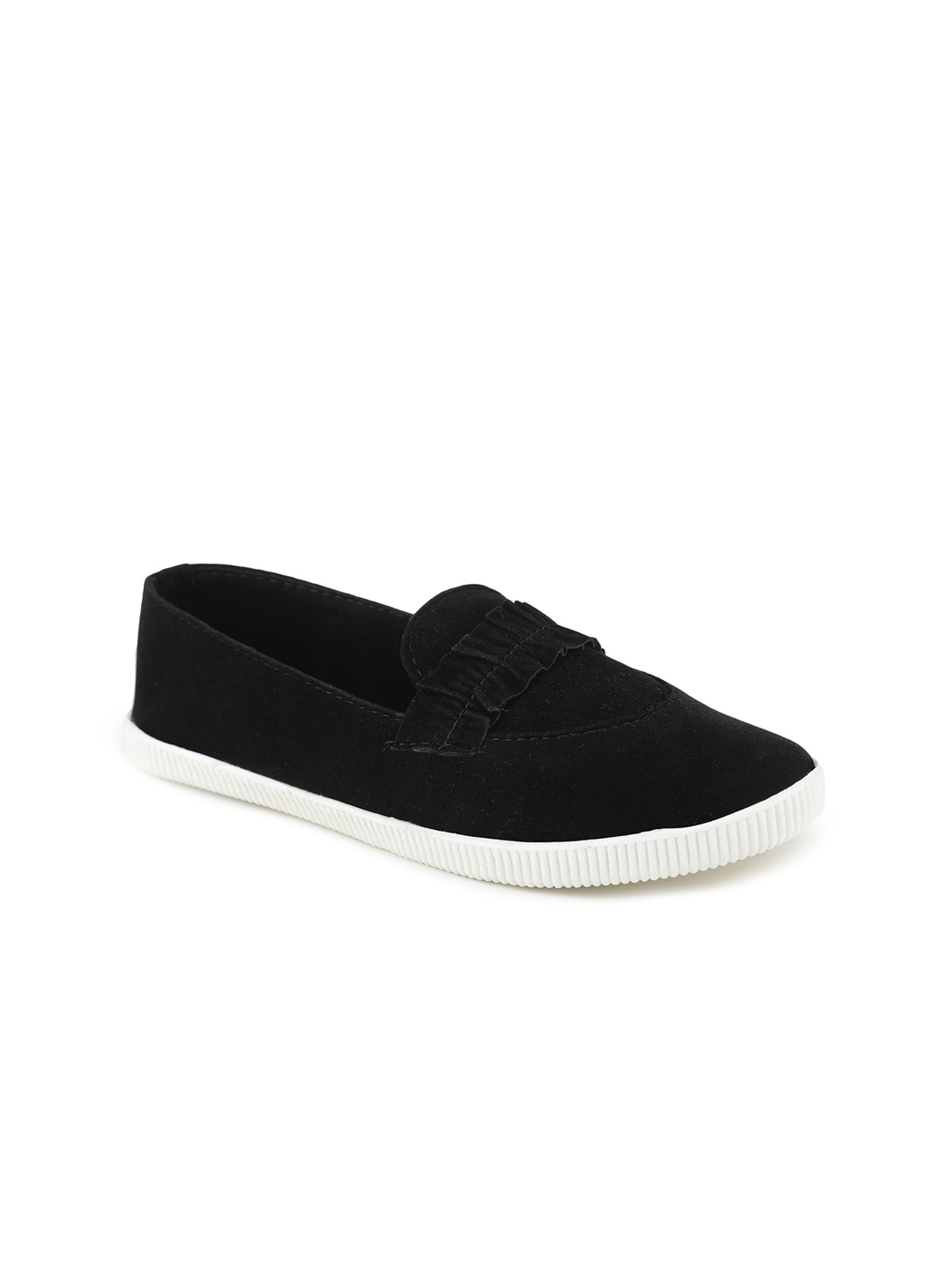 

Moonwalk Women Black Slip-On Sneakers