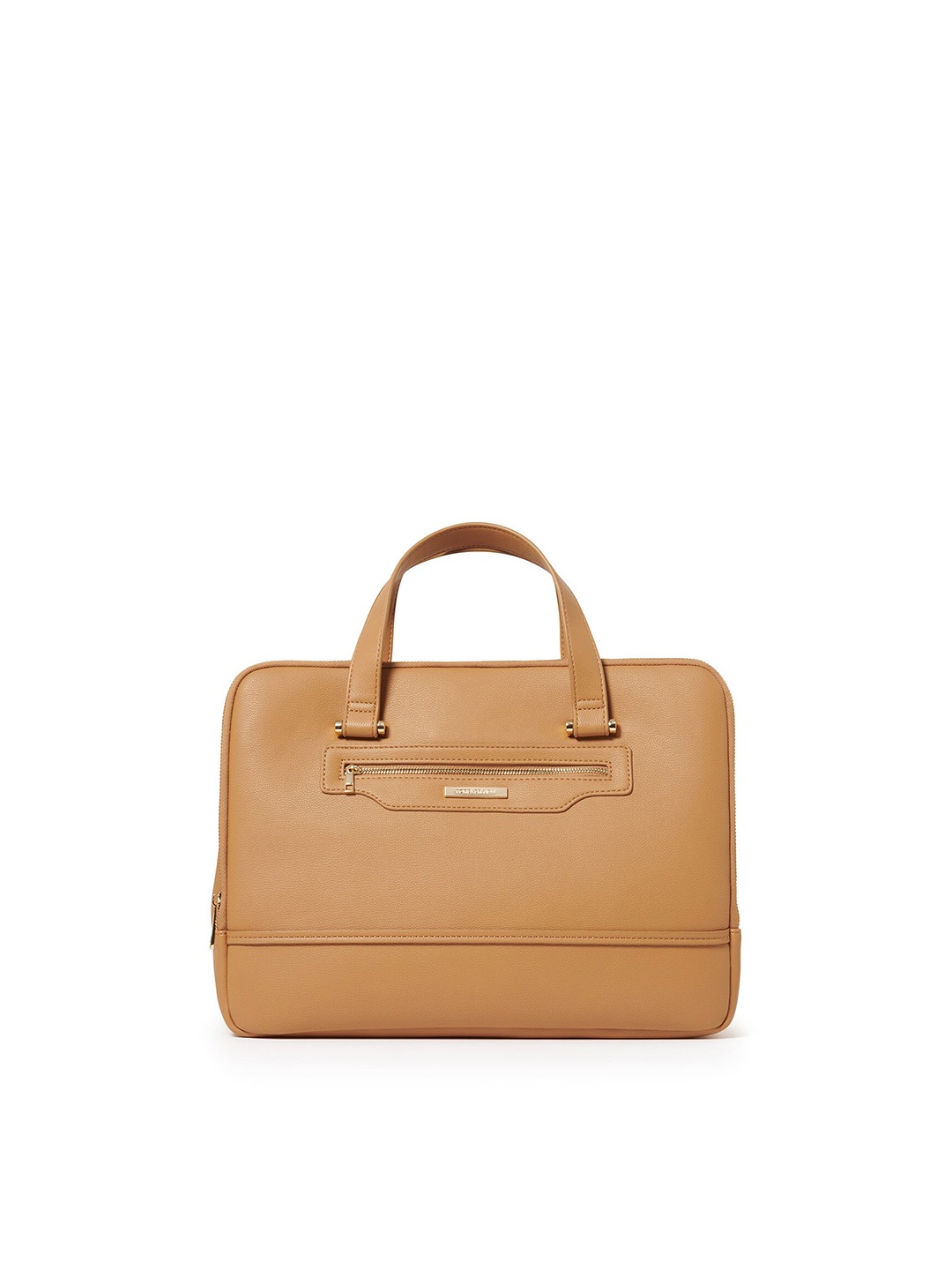 

Forever New Women Brown PU Laptop Bag