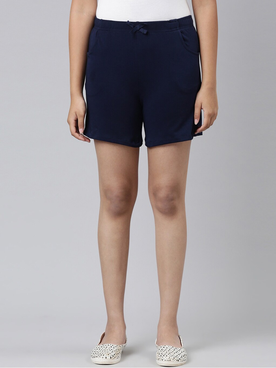 

Go Colors Girls Navy Blue Shorts