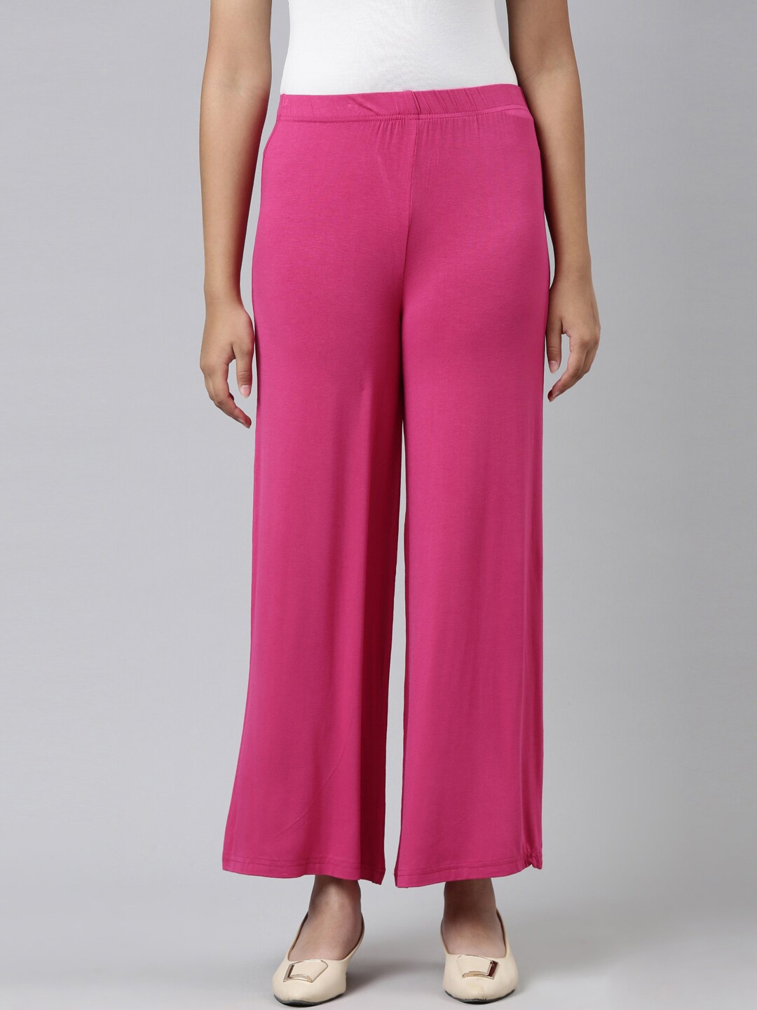 

Go Colors Girls Rose Flared Palazzos