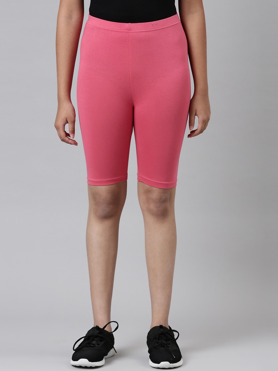 

Go Colors Girls Pink Slim Fit Sports Shorts
