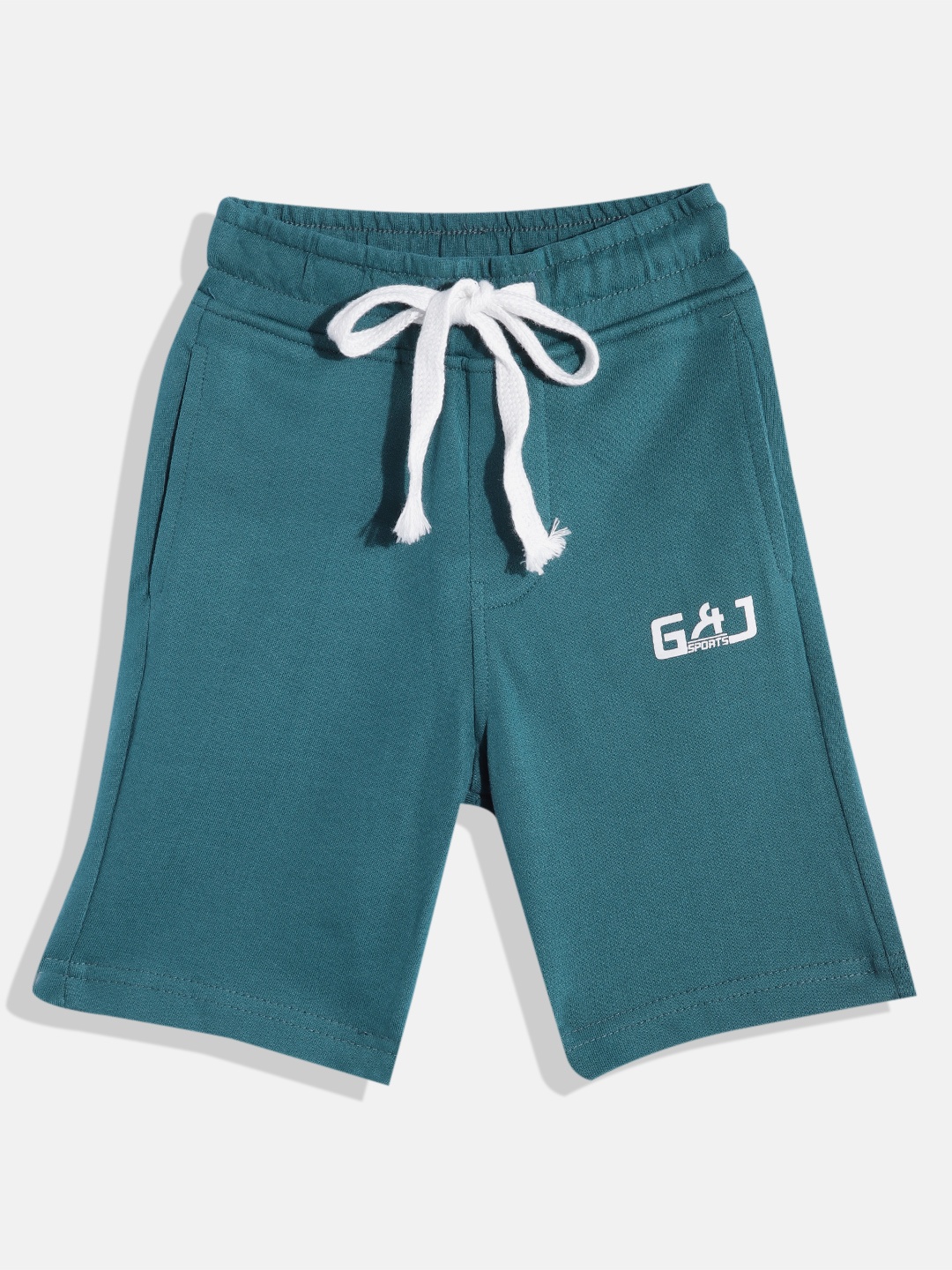 

Gini and Jony Boys Pure Cotton Shorts, Teal