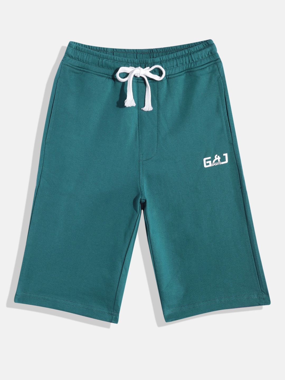 

Gini and Jony Boys Pure Cotton Shorts, Teal